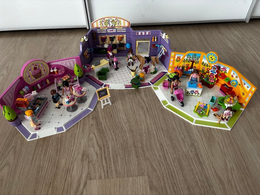 Playmobil Nr 9079+9401+9080, Kinderen en Baby's, Gebouw, Complete set, Zo goed als nieuw, Family fun