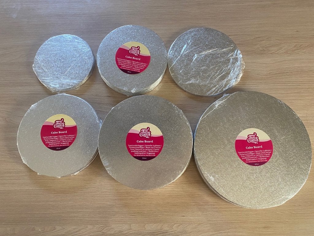 Fun Cakes - Cake Boards - 41 stuks, Ophalen of Verzenden, Nieuw, Taarten, Overige typen