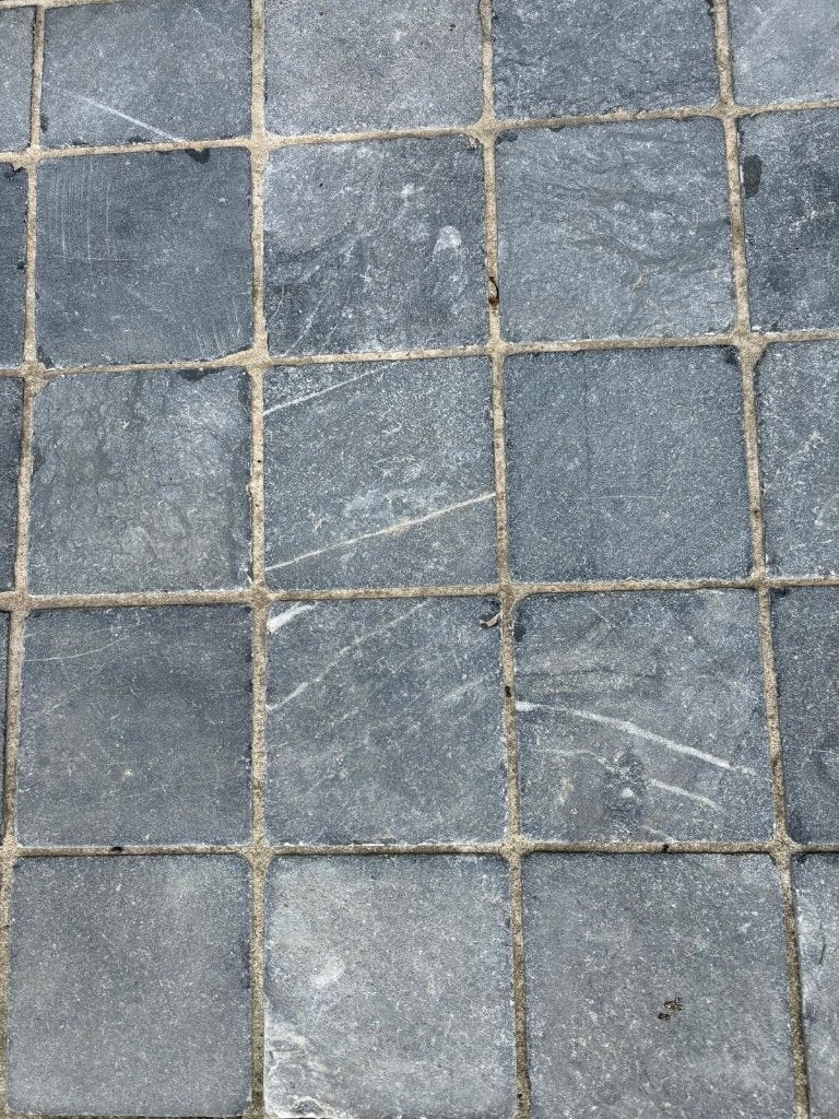 Carrelage de patio en pierre bleue, Jardin & Terrasse, Neuf, Tuiles de terrasse, 5 à 10 m², Enlèvement