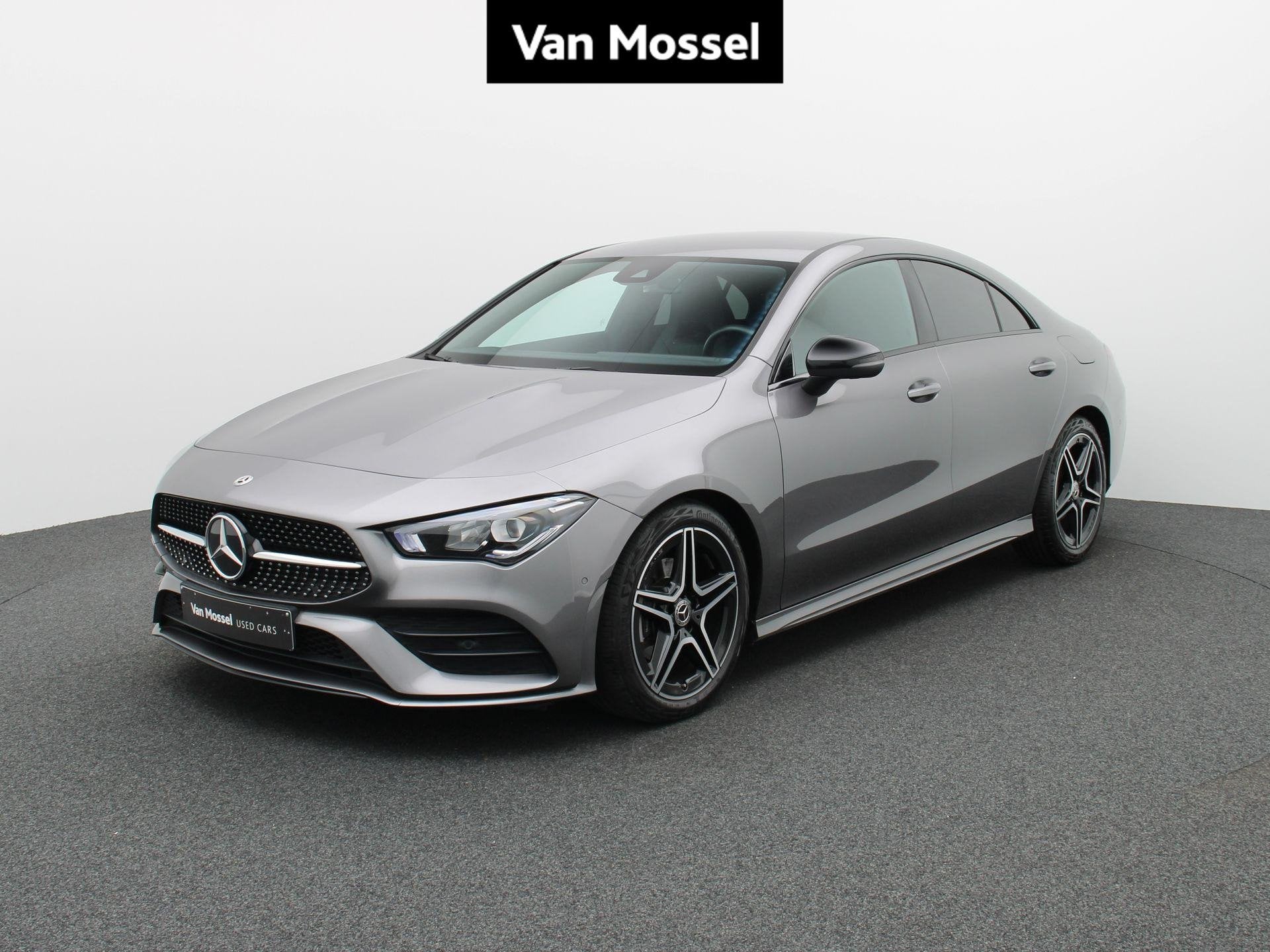 Mercedes-Benz CLA 180 AMG LINE + LEDER + NIGHTPAKKET + CAMER, Stof, Gebruikt, 4 cilinders, Automatische klimaatregeling