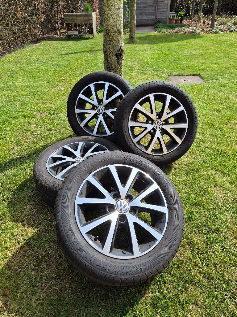 Originele VW velgen (met zomerbanden), Ophalen, Gebruikt, Velg(en), 16 inch