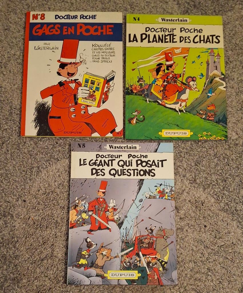 BD docteur poche EO de Wasterlain DUPUIS, Meerdere stripboeken, Ophalen of Verzenden, Zo goed als nieuw, Wasterlain.