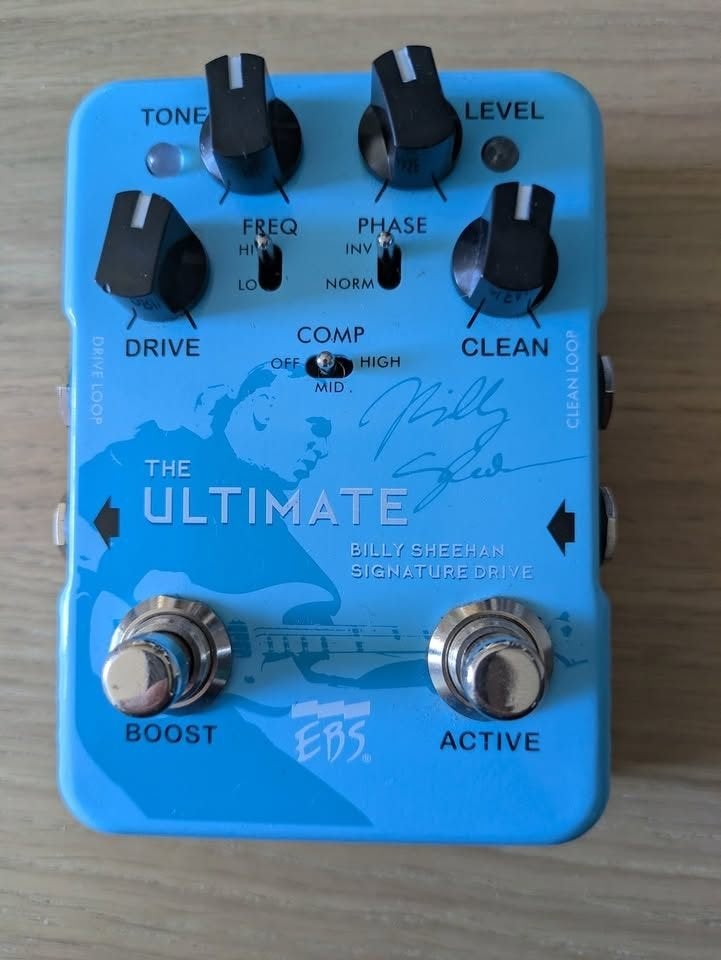 Pédale d'effet pour basse EBS Ultimate Drive Billy Sheehan, Enlèvement ou Envoi, Utilisé, Distortion, Overdrive ou Fuzz