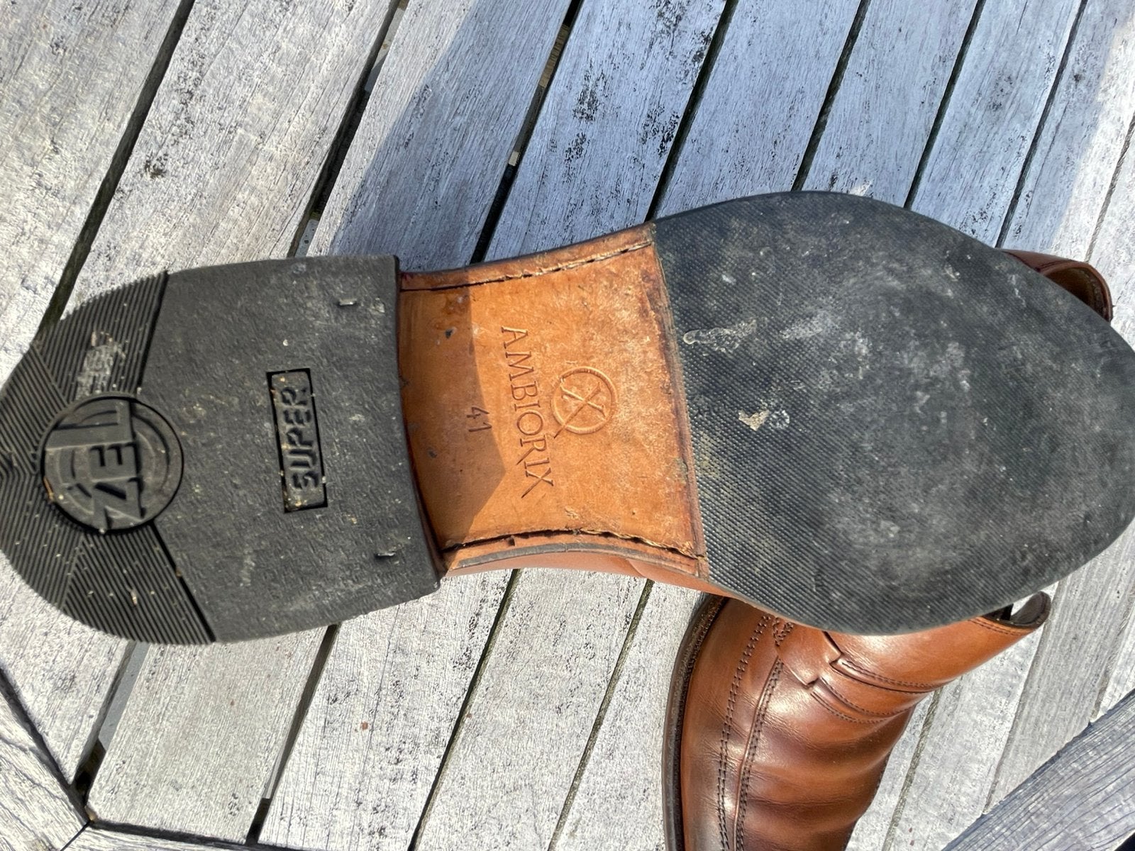 Bruine Ambiorix schoenen maat 41, Vêtements | Hommes, Chaussures, Espadrilles et Mocassins, Brun, Enlèvement, Porté