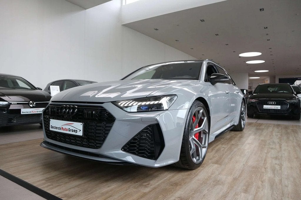 Audi RS6 PERFORMANCE*FULLOPTION*KERAMISCHE REMMEN*NIEUW*TOP, Auto's, Audi, Automaat, Lichtsensor, Leder, 3996 cc