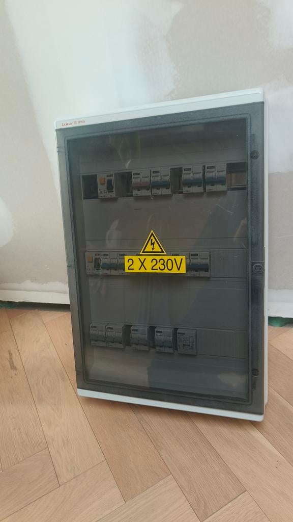 Elektriciteitskast 3 rijen, incl. zekeringen, Doe-het-zelf en Bouw, Ophalen