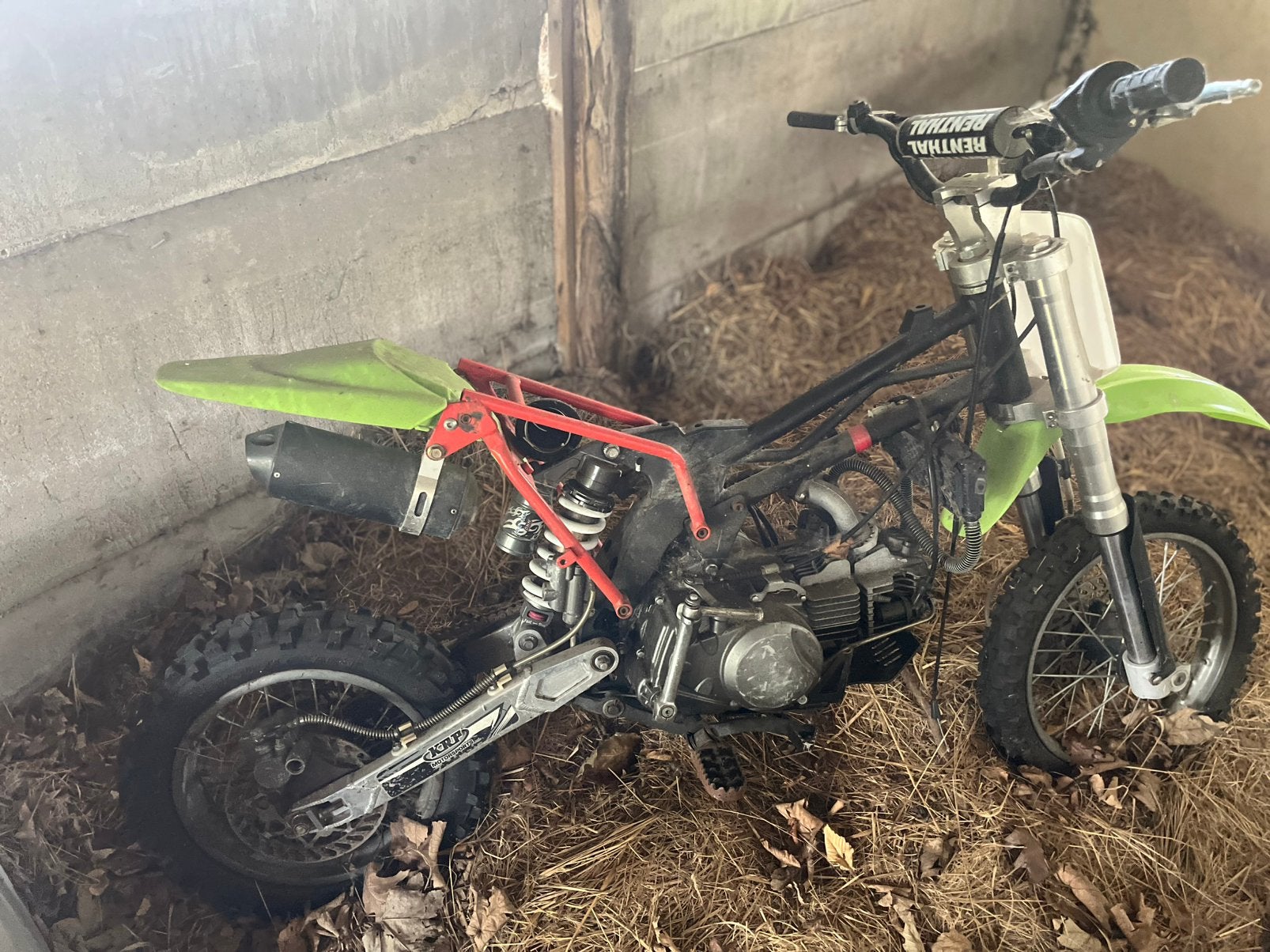 Pitbike voor onderdelen ycf, Fietsen en Brommers, Ophalen, Gebruikt, Pitbike