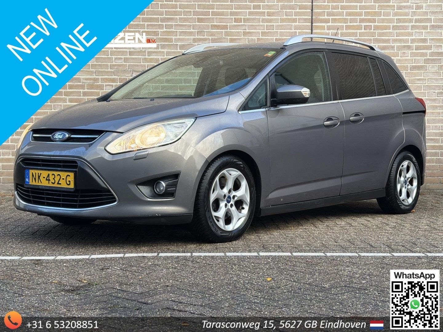 Ford Grand C-Max 1.6 TDCi Titanium | Climate | Navi | Trekha, Achat, Entreprise, Boîte manuelle, 124 g/km