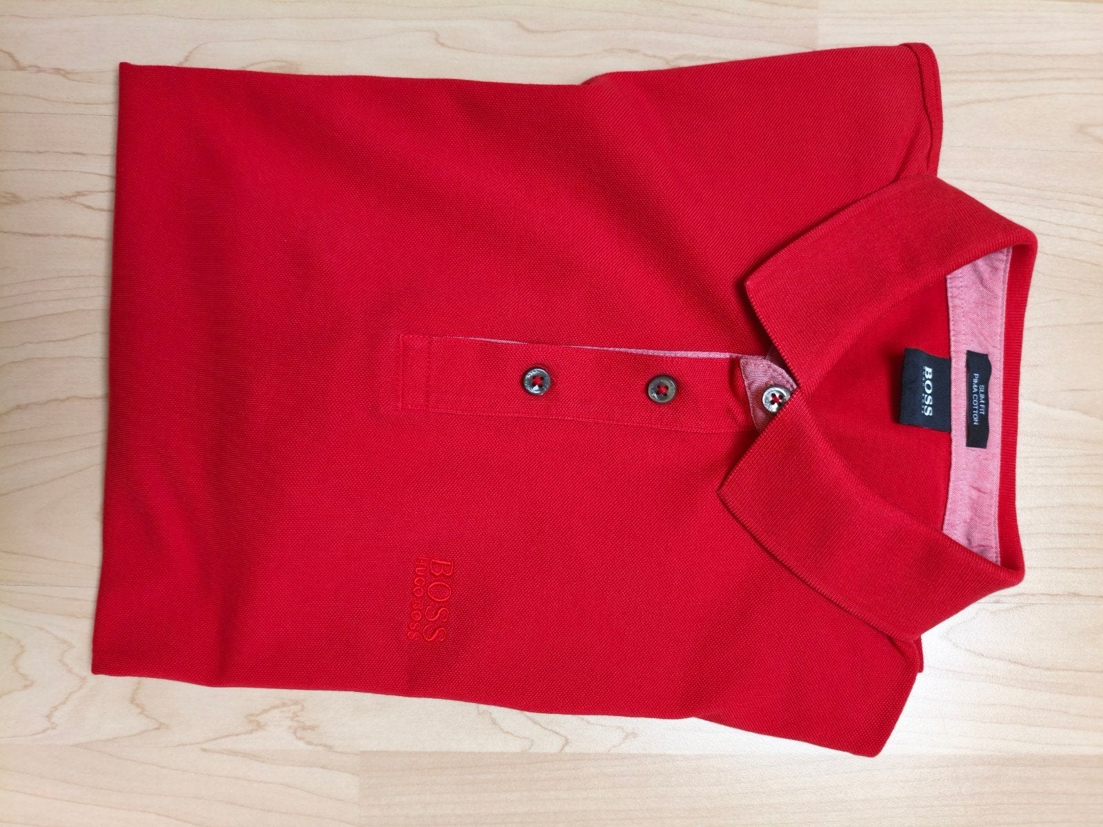 Hugo Boss polo shirt, Enlèvement, Taille 48/50 (M), Rouge