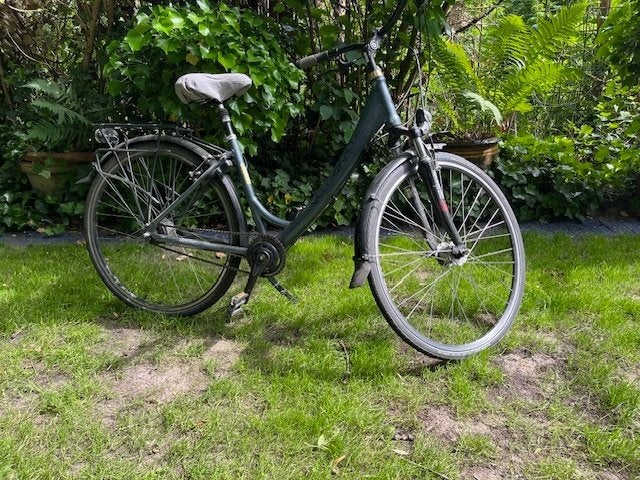 damesfiets donkerblauw, Autres marques, Vitesses, Frein à tambour, Enlèvement