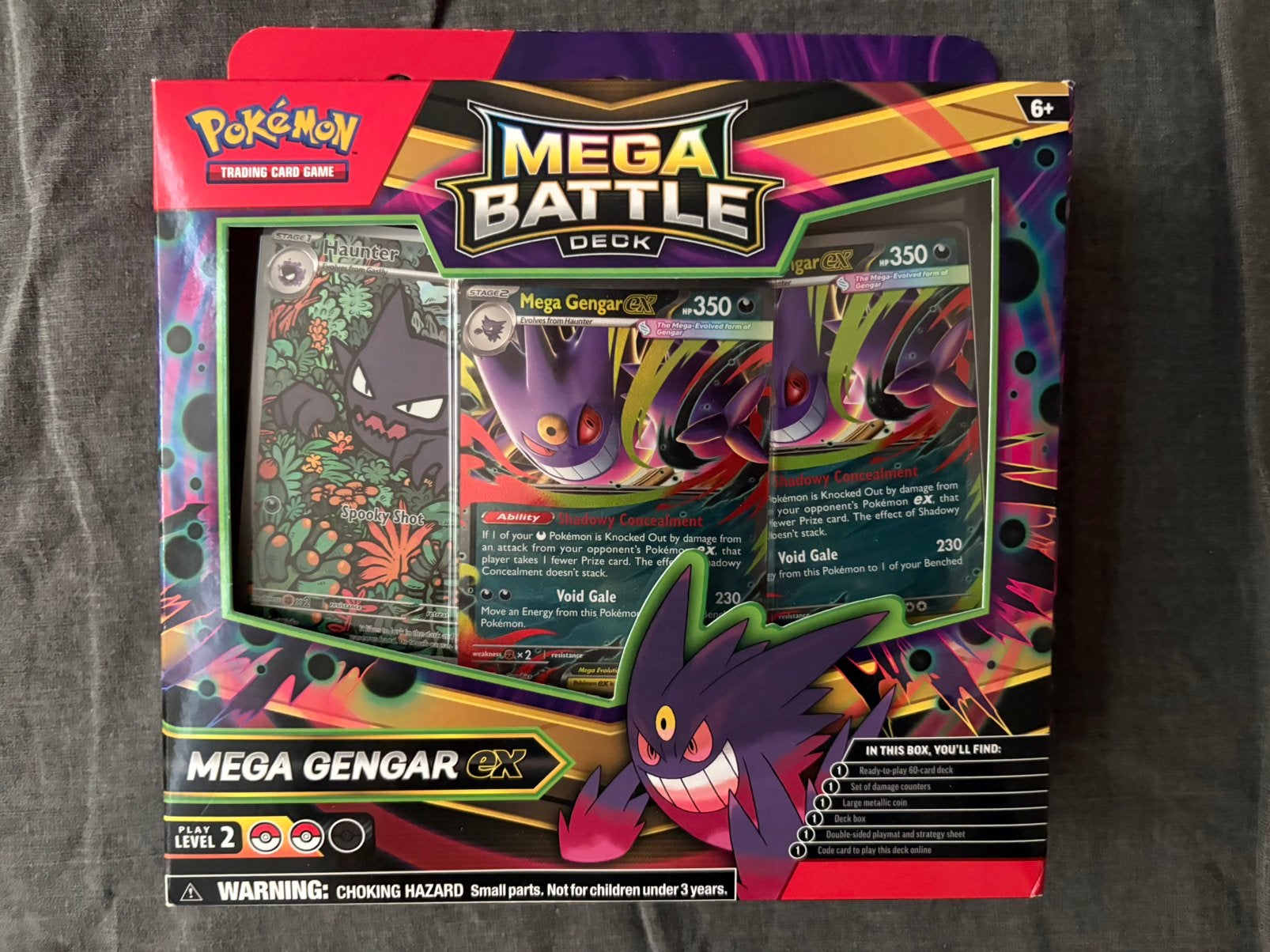 Pokémon - Mega Gengar ex Mega Battle Deck, Ophalen of Verzenden, Zo goed als nieuw