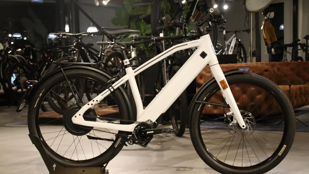 Stromer ST2 Pinion Speedpedelec Wit maat Medium, Fietsen en Brommers, Elektrische fietsen, Zo goed als nieuw, Overige merken, 51 tot 55 cm