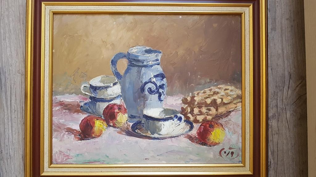Huile Hector Chavepeyer, Antiek en Kunst, Ophalen