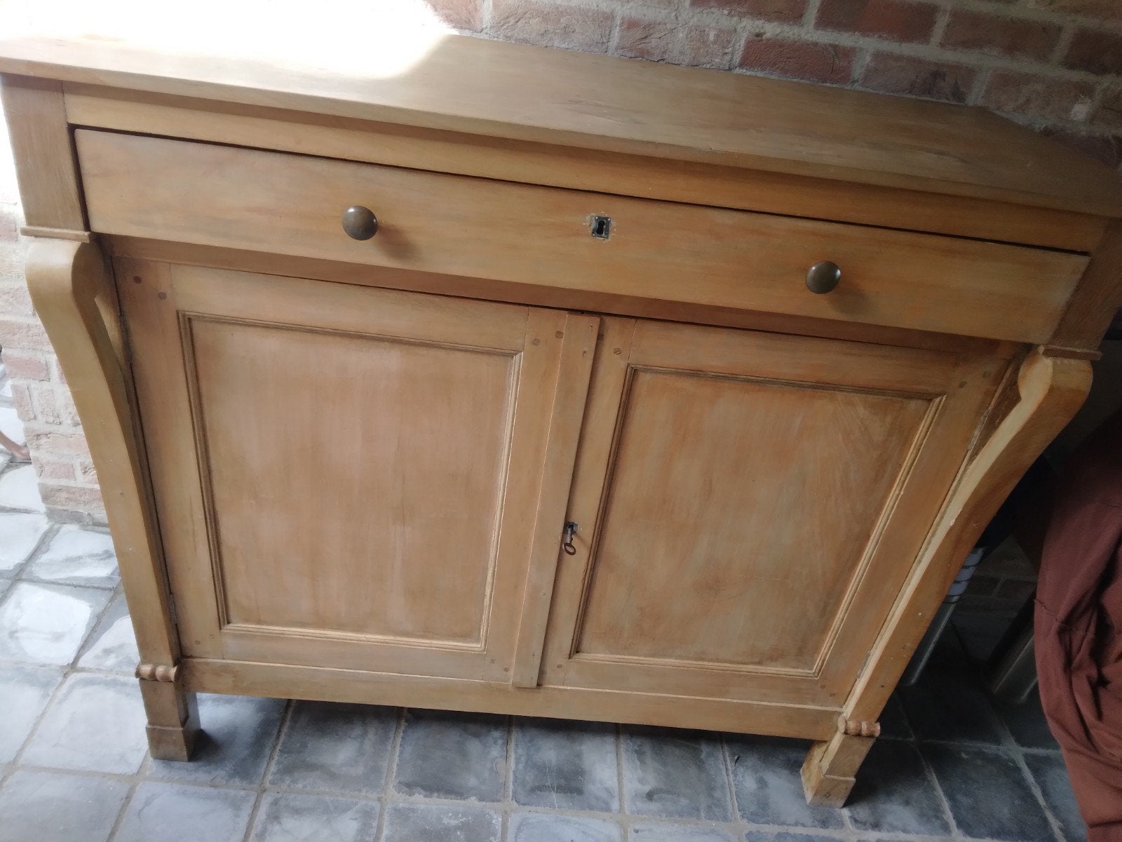 Antieke grenen kast, Huis en Inrichting, Ophalen