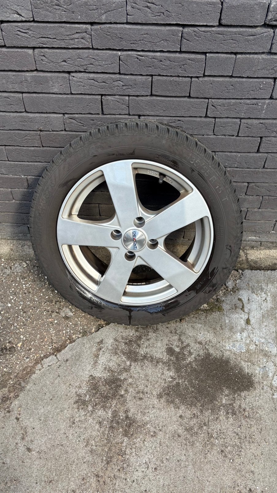 4 winterbanden fiat 500, Auto-onderdelen, Ophalen, Gebruikt, Personenwagen, Winterbanden