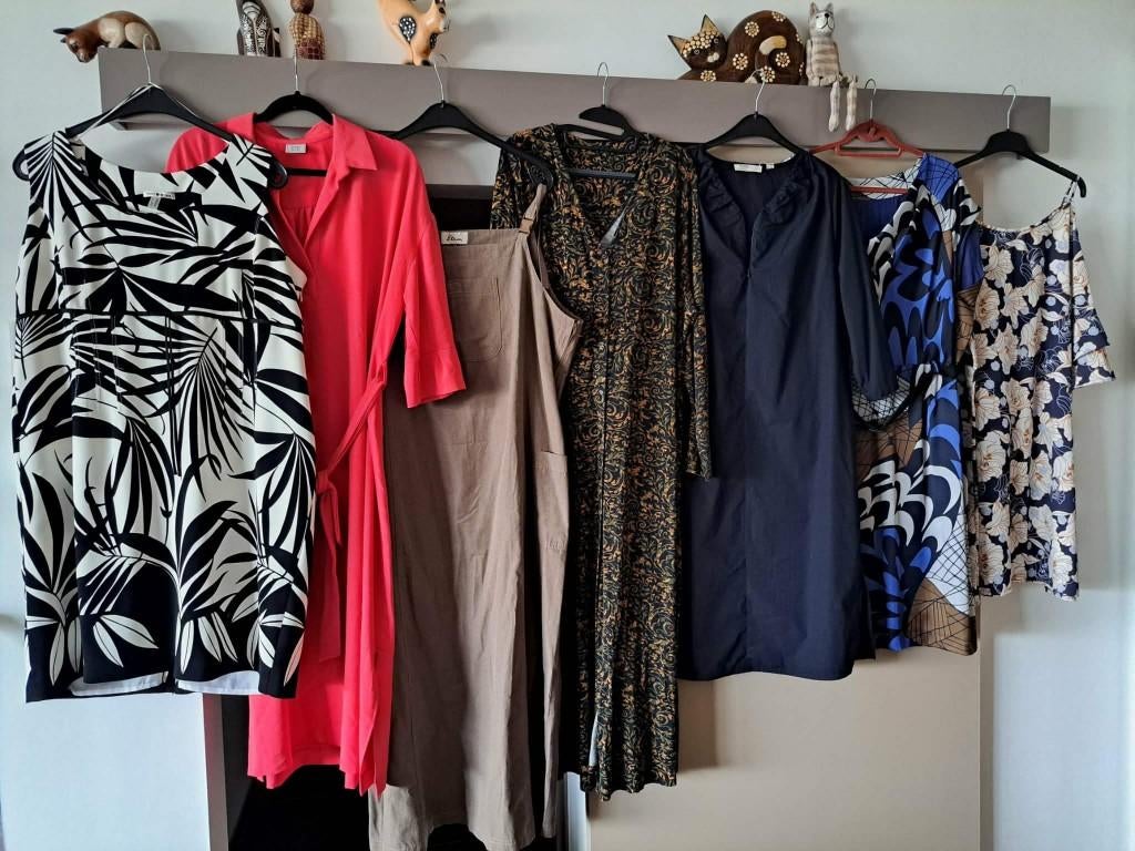 Jurk mt 48, verschillende stijlen en lengtes, ook 48+, Enlèvement ou Envoi, Comme neuf, Robe