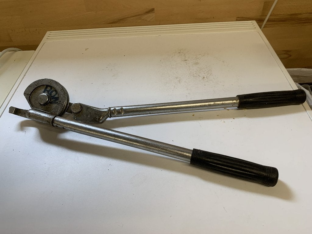 plooitang 1/2", Ophalen, Gebruikt