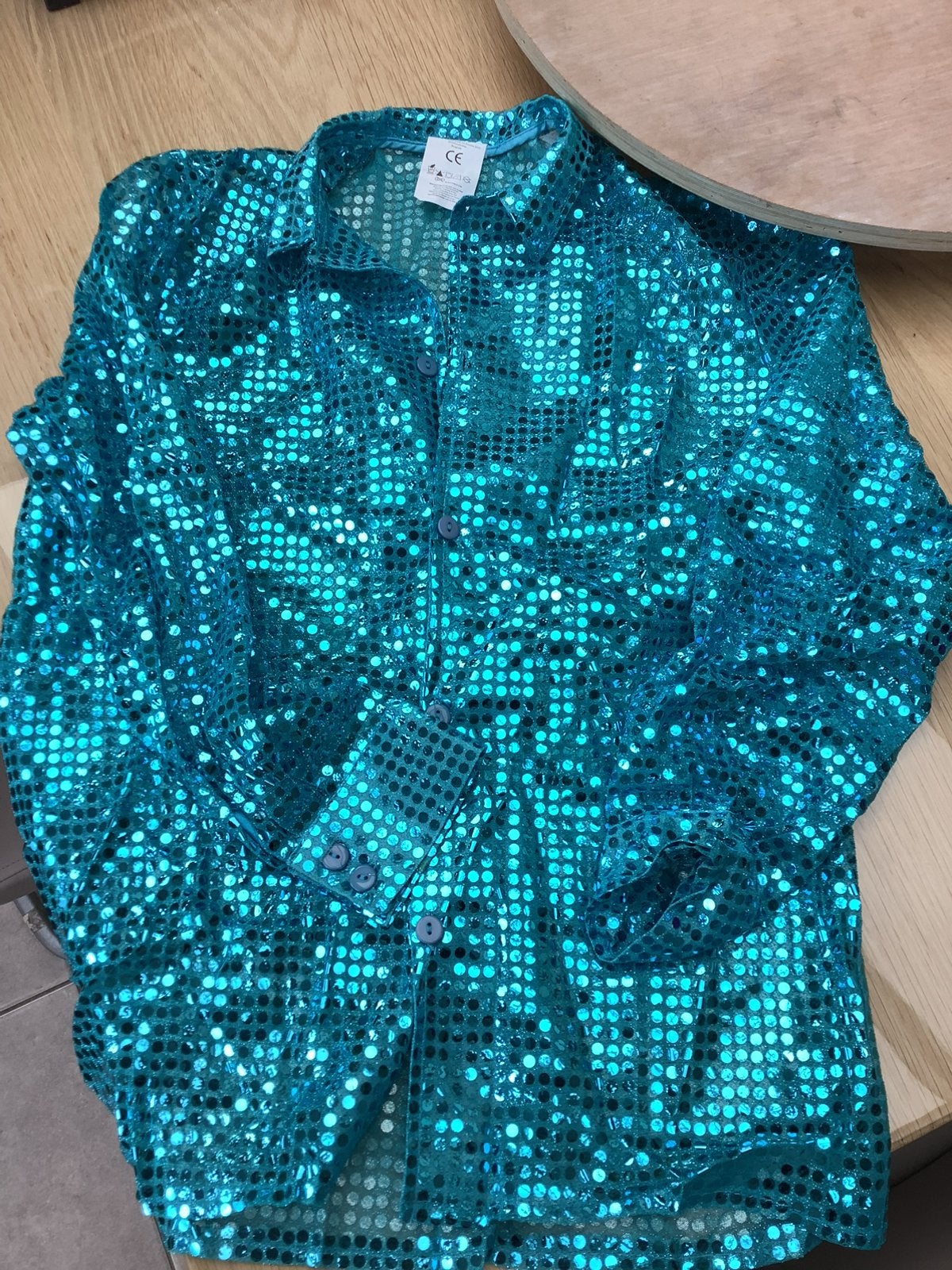 Glitterblouse blauw maat 164, 2 stuks voor 12€, Kleding | Dames, Ophalen of Verzenden, Zo goed als nieuw, Blauw