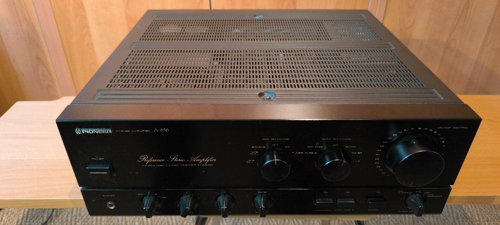 Pioneer A656 amplifier, Ophalen, Gebruikt, 60 tot 120 watt, Pioneer