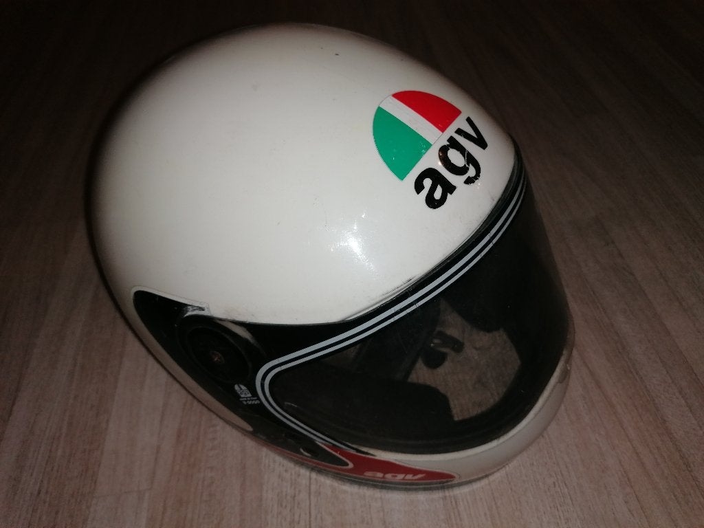 bromfietshelm   retro, Ophalen of Verzenden, Gebruikt