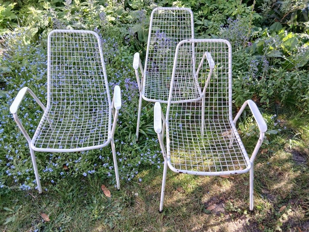 3 emu rio stoelen hoge rug SET, Antiek en Kunst, Ophalen