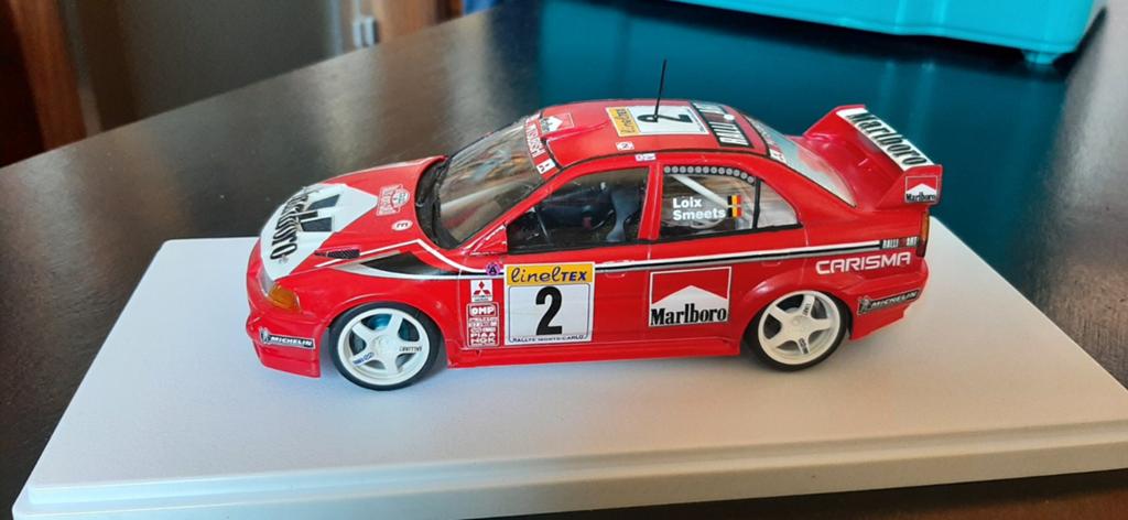 Mitsubishi Carisma LOIX SMEETS Monte-Carlo 2000, Hobby & Loisirs créatifs, Voitures miniatures | 1:24, Enlèvement ou Envoi