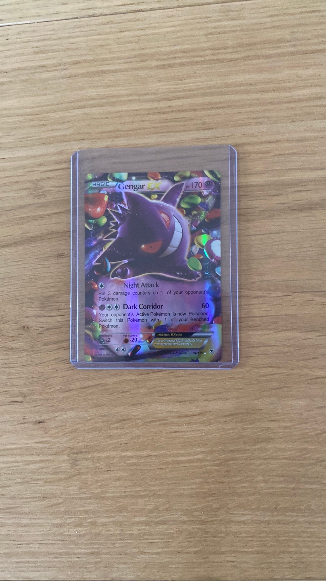 Pokemon gengar normaal 75 euro en het is voor maar 25 euro, Enlèvement, Neuf, Cartes en vrac