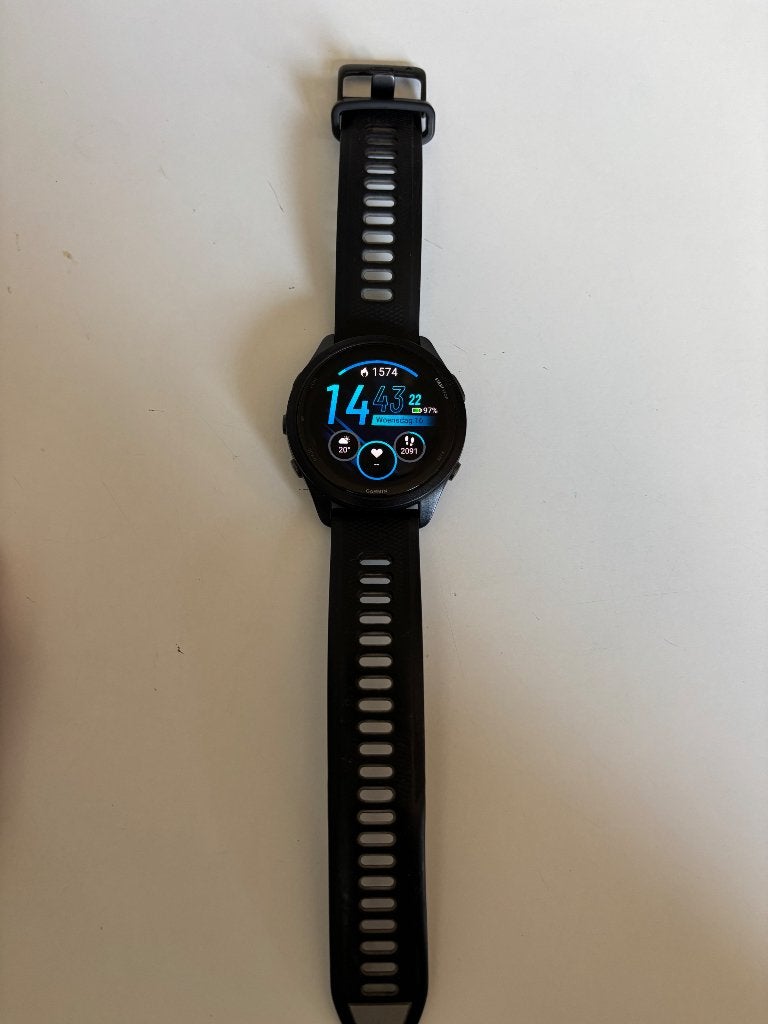 Garmin forerunner 265, Ophalen, Conditie, Zwart, Zo goed als nieuw