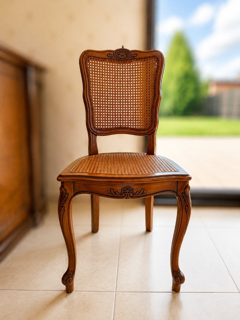 Ensemble de 5 chaises style  Louis XV, Enlèvement