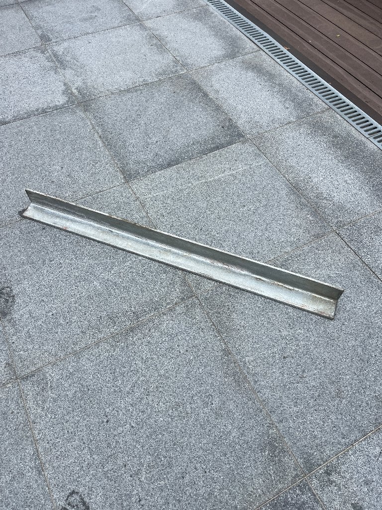 gegalvaniseerd hoekijzer /  L-ijzer, Doe-het-zelf en Bouw, Ophalen, Zo goed als nieuw