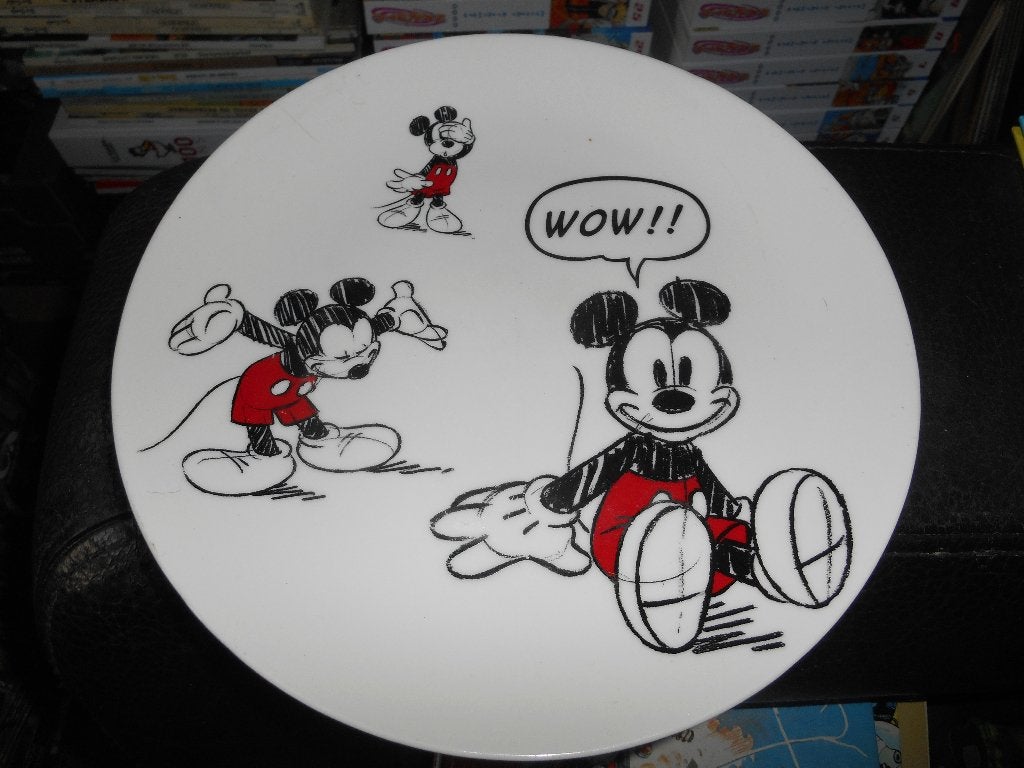 Assiette Mickey +-26 cm ( Eurodisney), Enlèvement ou Envoi