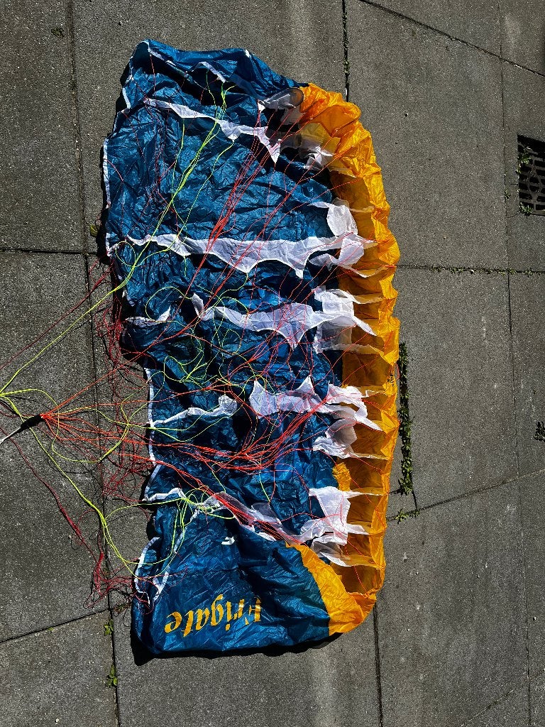 Parawing F-one Frigate 3,5m2, Ophalen of Verzenden, Zo goed als nieuw