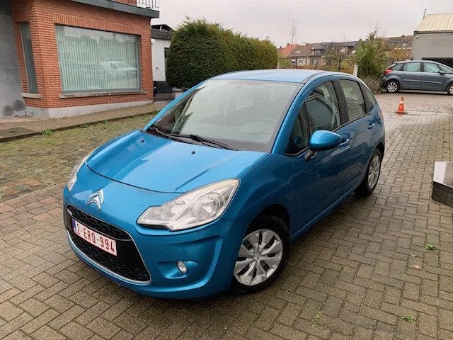 Citroën C3 1.4i benzine Seduction (bj 2012), Euro 5, Stof, 4 cilinders, Blauw