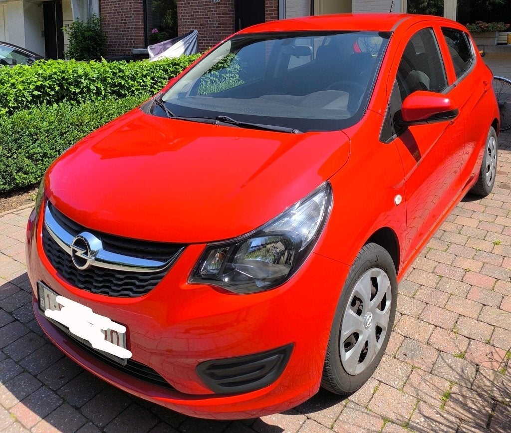 Opel Karl 1.0 LPG fabriek-af, Autos, Rouge, Achat, Euro 6, 5 portes