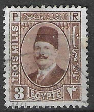 Égypte 1927/1932 - Yvert 120 - Roi Fouad I (ST), Envoi, Égypte, Affranchi