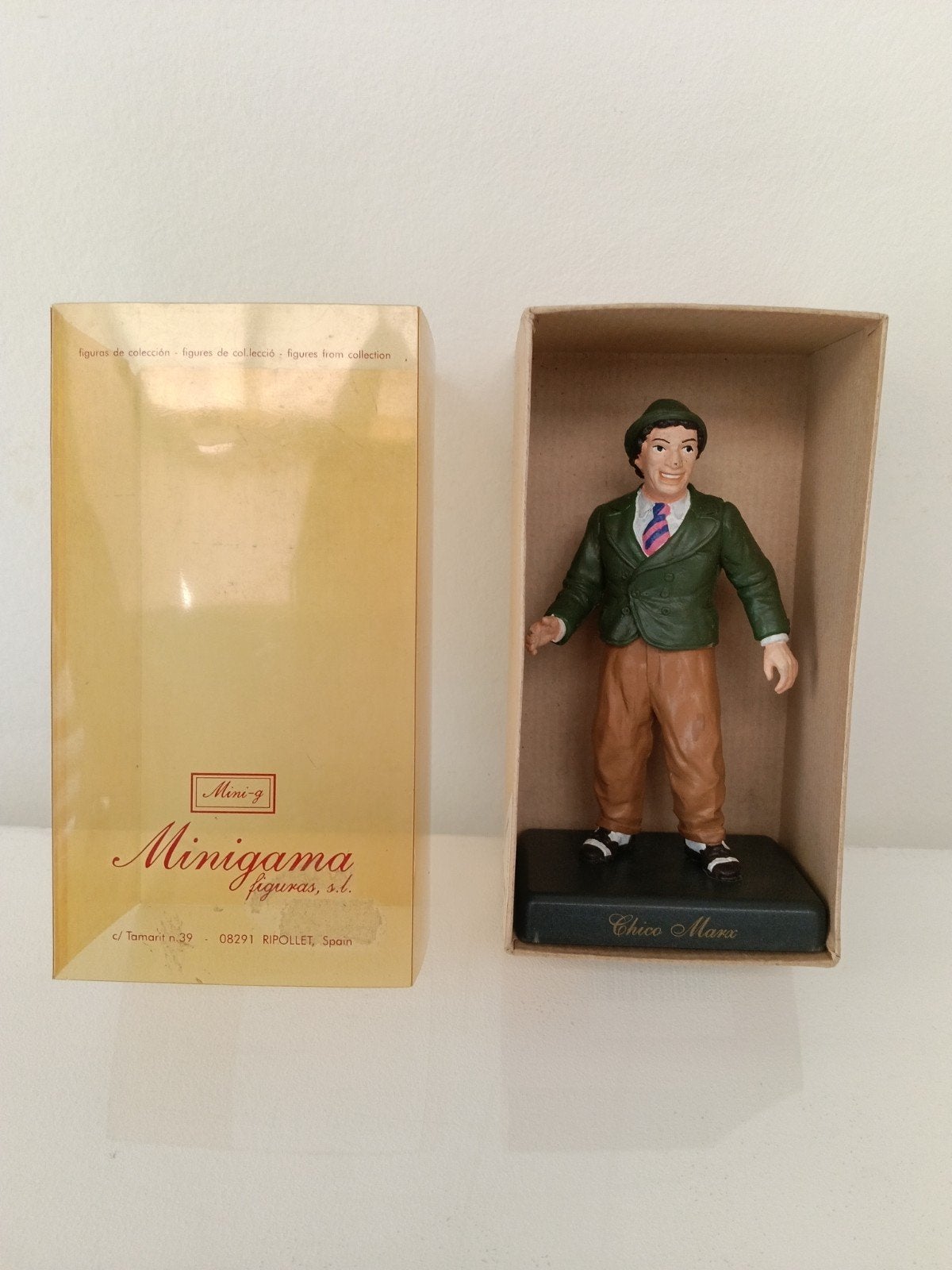Origineel minigama figuur Chico Marx, vintage 1993, acteur,, Ophalen of Verzenden, Zo goed als nieuw, Mens