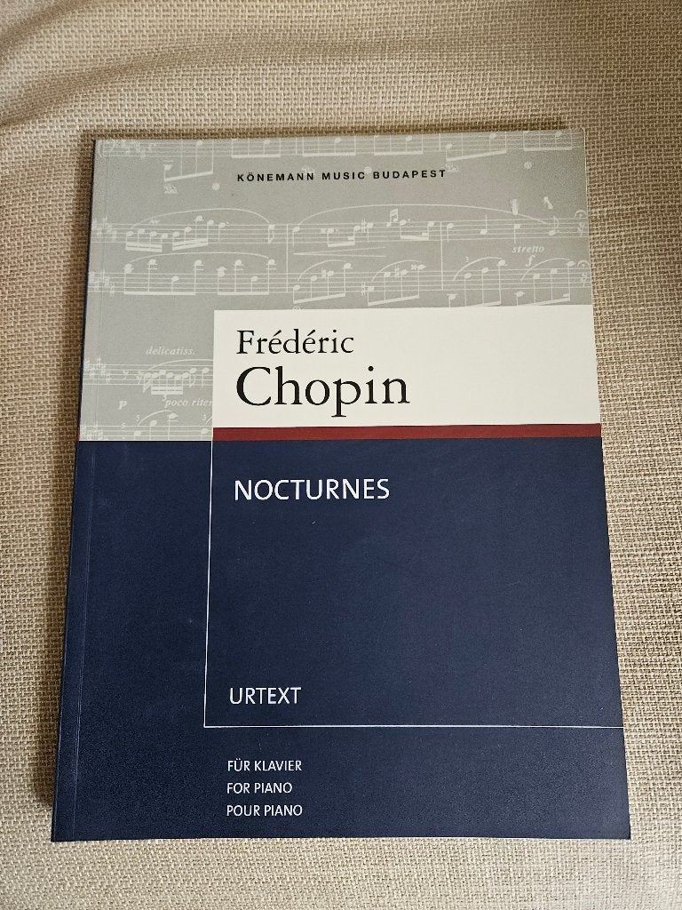 Frédéric Chopin, Nocturnes, partitions pour piano, Enlèvement ou Envoi, Artiste ou Compositeur, Comme neuf, Classique