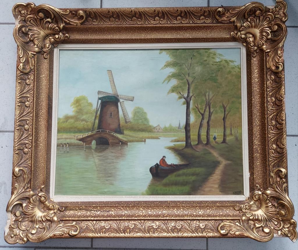 Toile, Antiquités & Art, Art | Peinture | Classique, Enlèvement