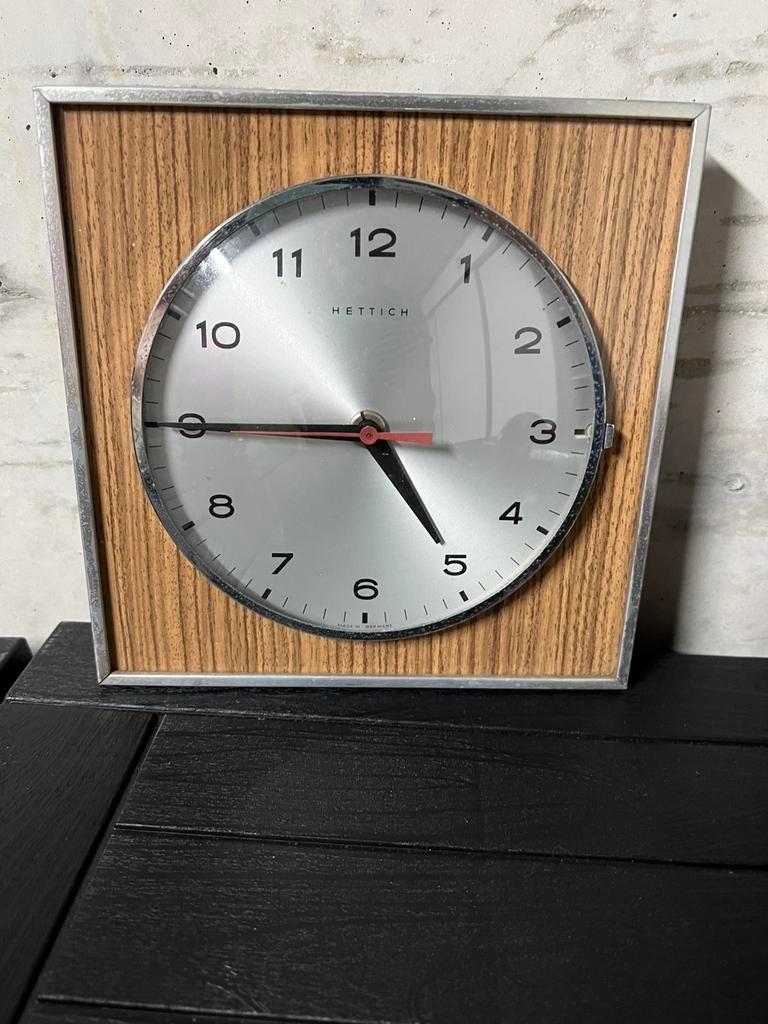 Horloge murale marque Hettich vintage, Enlèvement ou Envoi, Comme neuf, Horloge murale