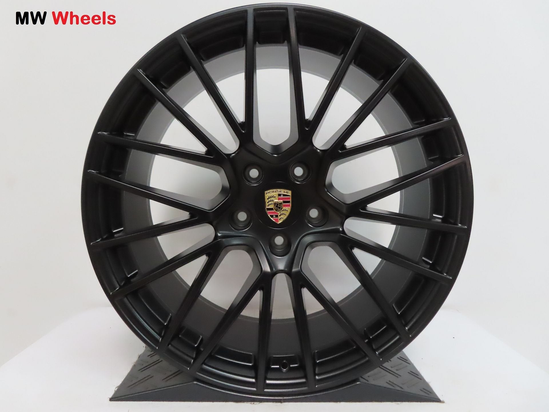 Porsche 22 inch velgen Cayenne Coupe RS spyder satin zwart, Autos : Pièces & Accessoires, -, Autres dimensions, Utilisé, -