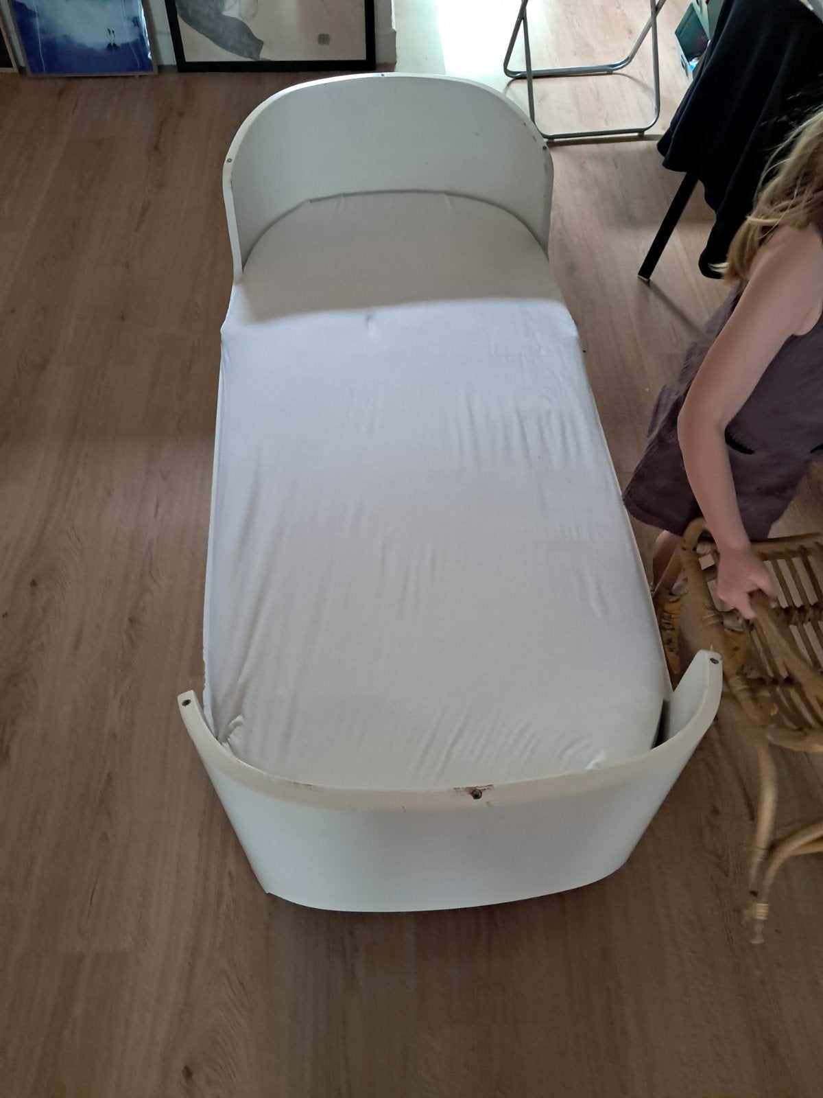 Bed voor kind Merk Leander, wit, Enlèvement