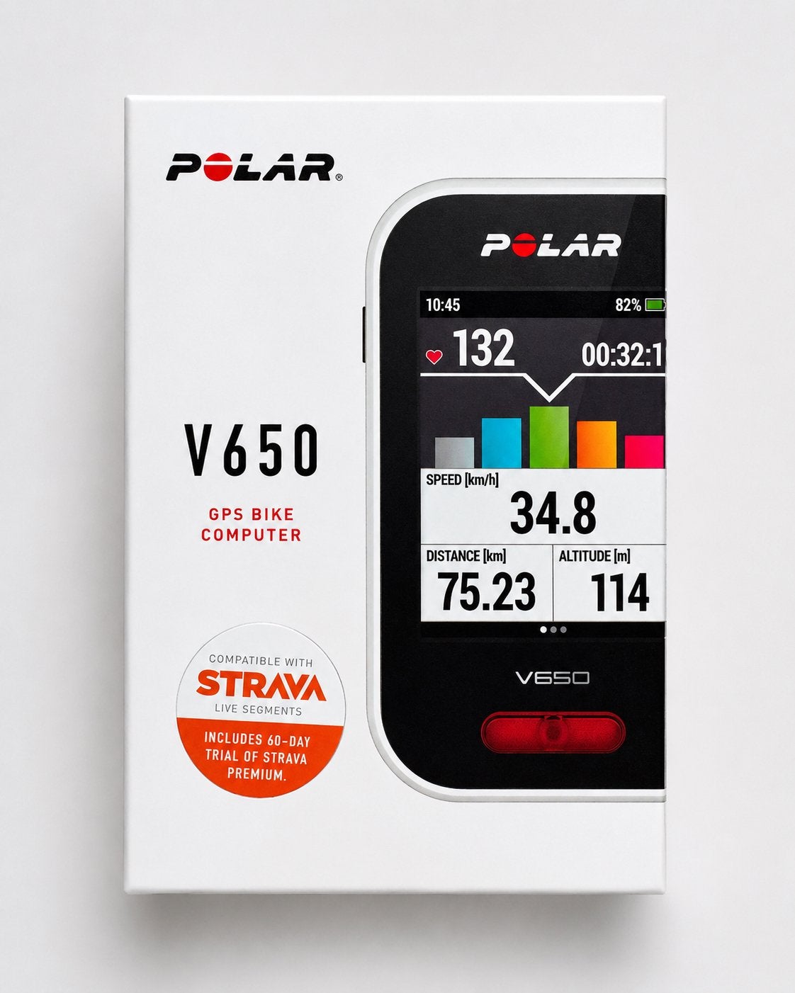 Polar V650 GPS fietscomputer – in originele verpakking, Fietsen en Brommers, Fietsaccessoires | Fietscomputers, Ophalen of Verzenden