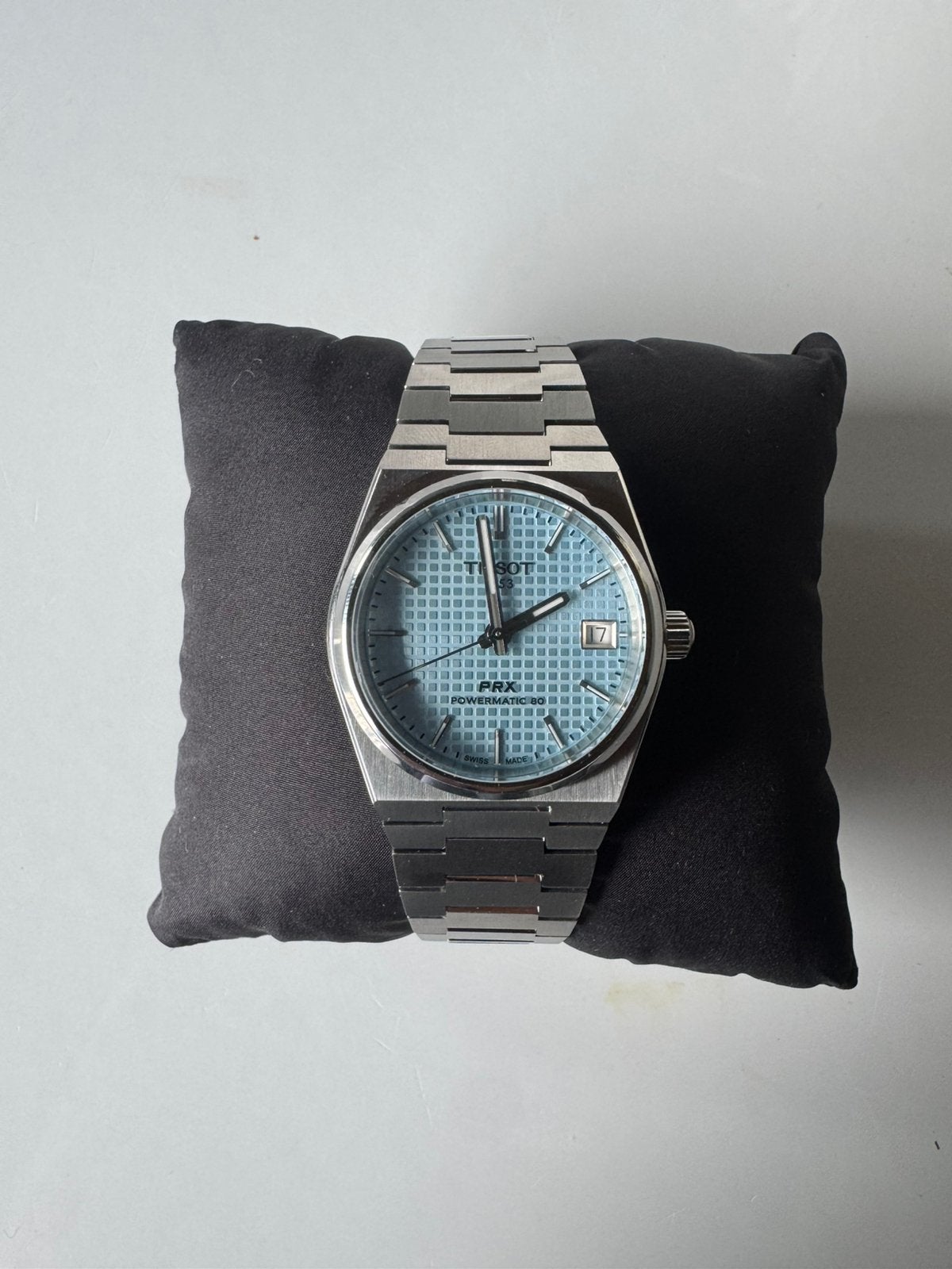 Tissot PRX 35 mm bleu glacé, Enlèvement ou Envoi, Neuf, Montre-bracelet