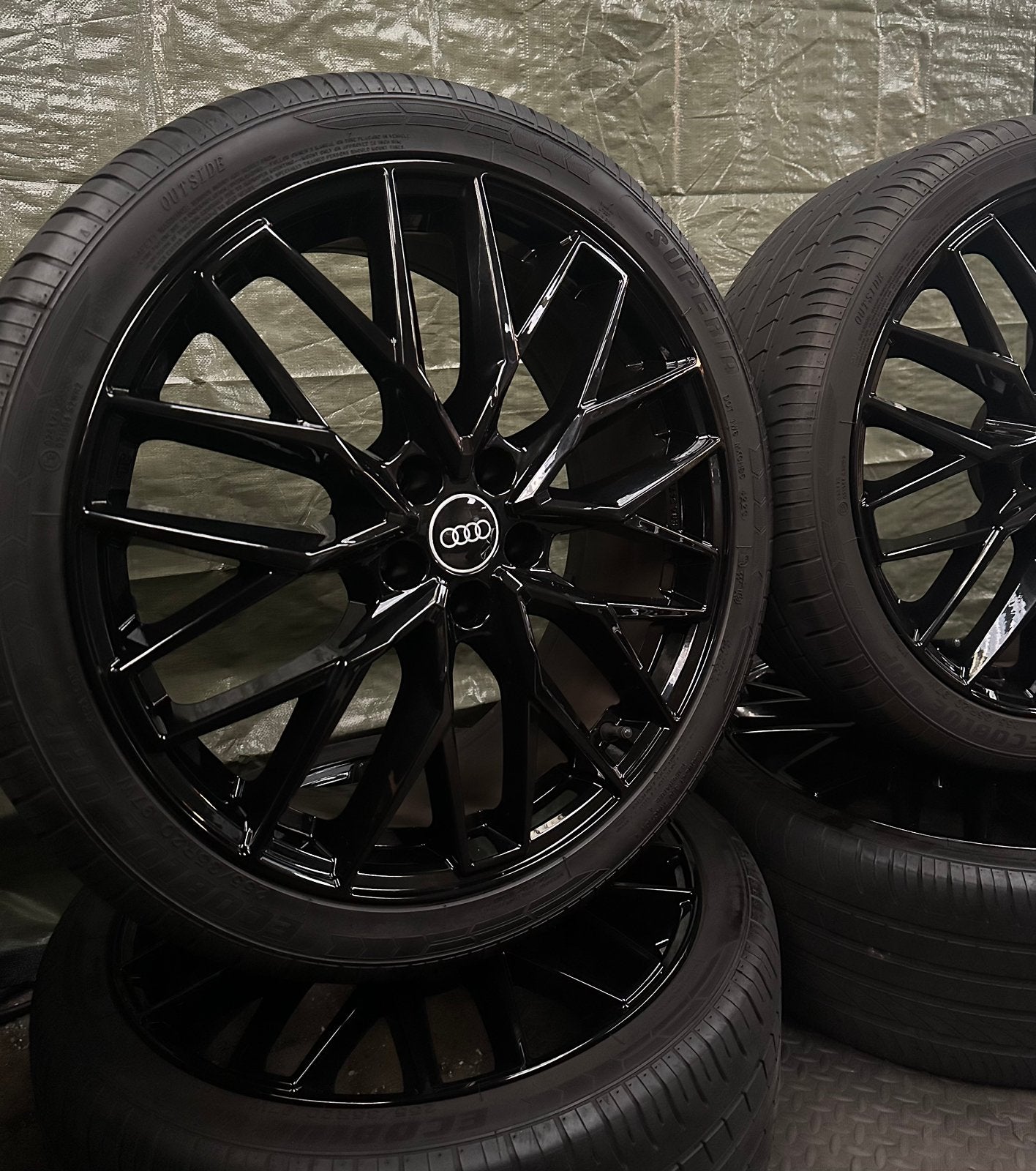 Nieuwstaat 20 Inch Audi/ VW / Mercedes velgen + zomerbanden, Auto-onderdelen, Banden en Velgen, Velg(en), Zomerbanden, 20 inch