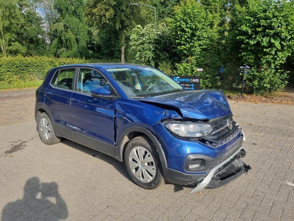 Volkswagen T-cross 1.0 TSI 70KW Navi Camera 2020, Auto's, Volkswagen, Blauw, 5 deurs, Particulier, Electronic Stability Program (ESP)