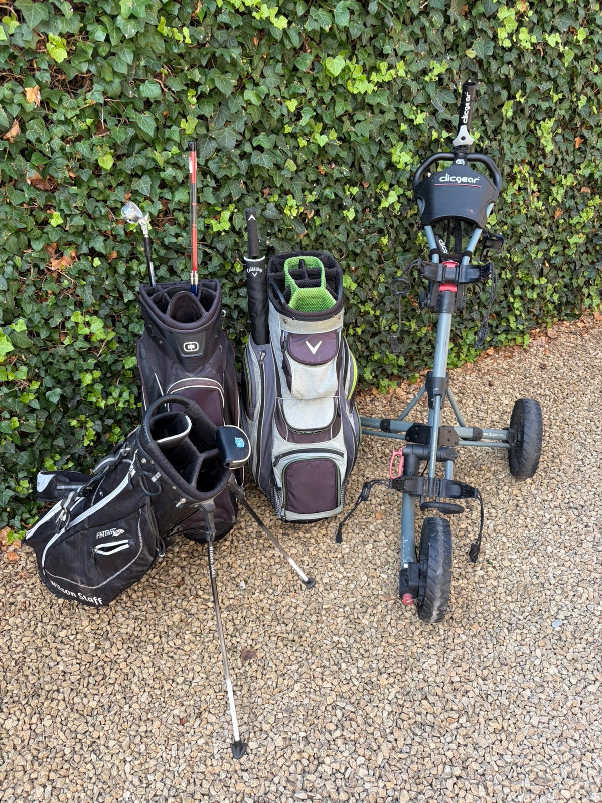 Golftassen en trolley, Sport en Fitness, Ophalen, Zo goed als nieuw, Callaway
