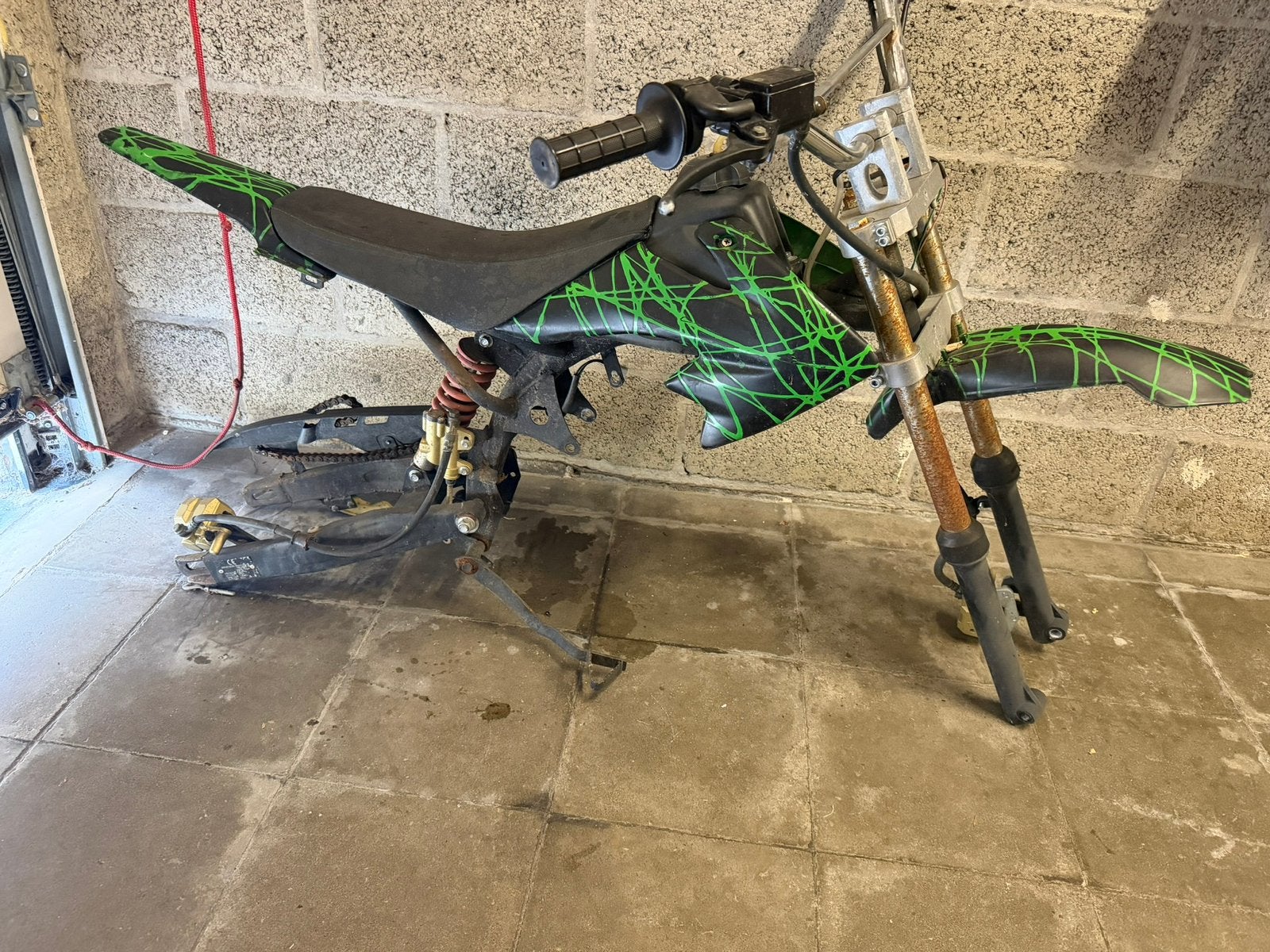 Pitbike, Fietsen en Brommers, Minibikes, Midibikes en Pitbikes, Ophalen, Zo goed als nieuw, Pitbike