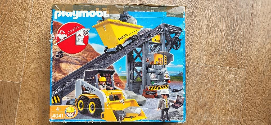 Playmobil 4041+extra graafmachine, Kinderen en Baby's, Speelgoed | Playmobil, Ophalen of Verzenden, Gebruikt, Los Playmobil