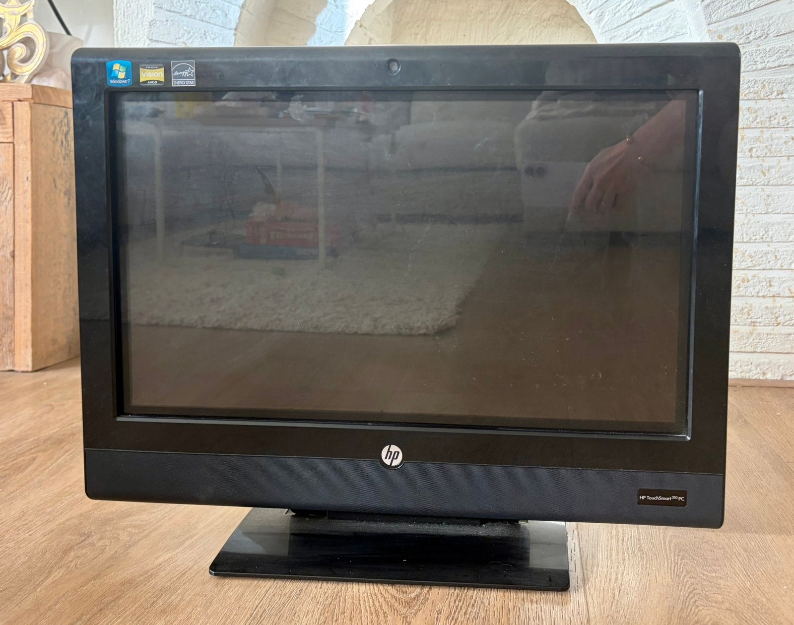 HP TouchSmart 310 — PC tactile tout-en-un de 20 pouces, TV, Hi-fi & Vidéo, Comme neuf, Enlèvement, 40 à 60 cm, 50 Hz