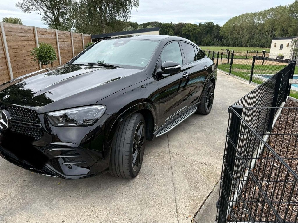Mercedes Benz GLE400 e 4Matic Coupé AMG line, Auto's, Euro 6, 4 cilinders, Bruin, Onderhoudsboekje